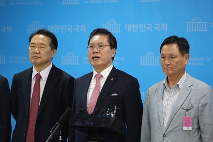 송석준 의원·이천 농민 “초가삼간 태우는 묻지마 농지규제 즉각 중단하라”