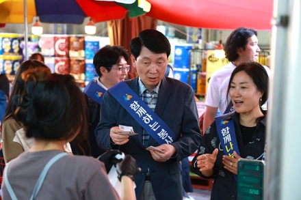 경상원, 추석 맞아 하남 덕풍시장에서 장보기 행사 진행…지역 경제 활성화 동참