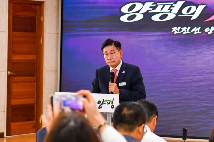 전진선 양평군수, 원주까지 전철 연장 구상…"원주시와 손잡겠다"