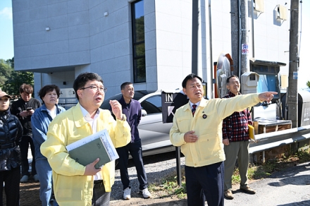 신동화 구리시장, '시민 공감 로드체킹' 현장 점검