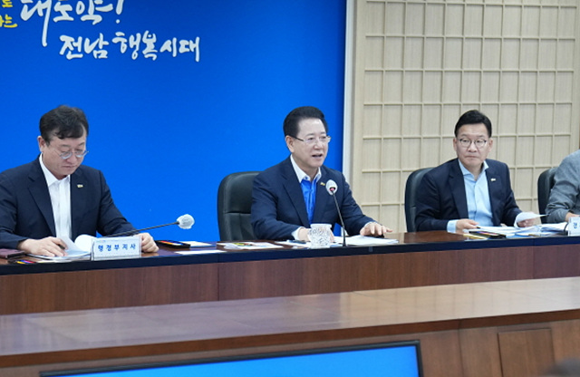 김영록 지사, “현안 국정과제 채택·국비 확보 함께 뛰자”