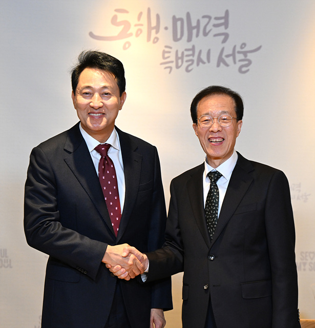 오세훈 시장, 22일(수) 이석연 국민통합위원회 신임 위원장 면담