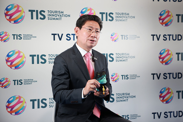 이상일 용인특례시장, 'TIS 2025' 주관사와 방송 인터뷰 통해 한국과 용인의 관광 역량 설명