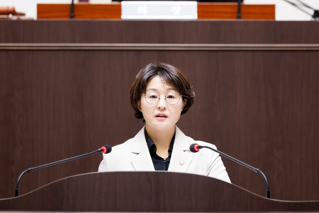 광주시의회 오현주 의원, “공원 내 러닝 인프라 구축으로 시민 건강 증진해야”