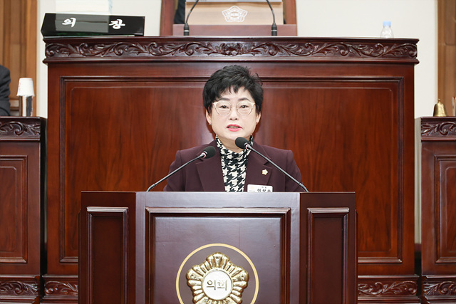 제78회 여주시의회 제2차 정례회 이상숙의원 자유발언