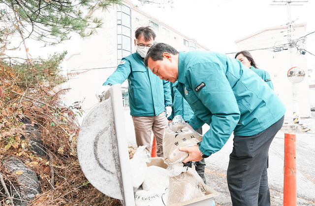 광주시, 제설·한파 대비 주요 시설 현장 점검 실시