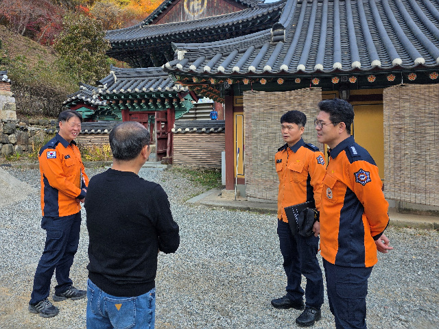 양평소방서, 용문사 화재예방 현장안전지도 실시