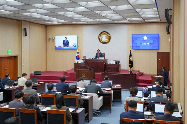 제235회 안성시의회 제2차 정례회 개회