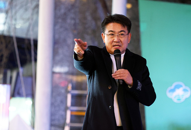 오승록 노원구청장, 2025년 문화의거리 간판개선사업 준공식 참석
