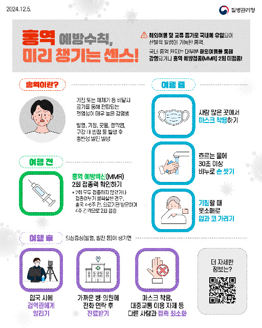 양평군, 해외여행객 대상 홍역 주의 당부