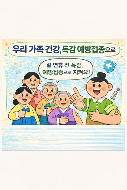 “독감 환자 증가.... 지금 바로 예방접종 하세요!”