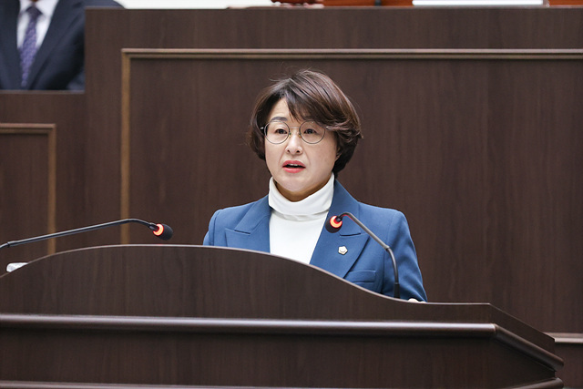 오현주 의원, 제322회 임시회 제2차 본회의 자유발언… “태전역 신설, 지금이 골든타임… 집행부 총력 촉구”