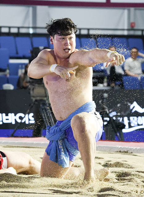 양평군청 직장운동경기부 이국희, 평창오대산천장사씨름대회 한라급 3위 입상