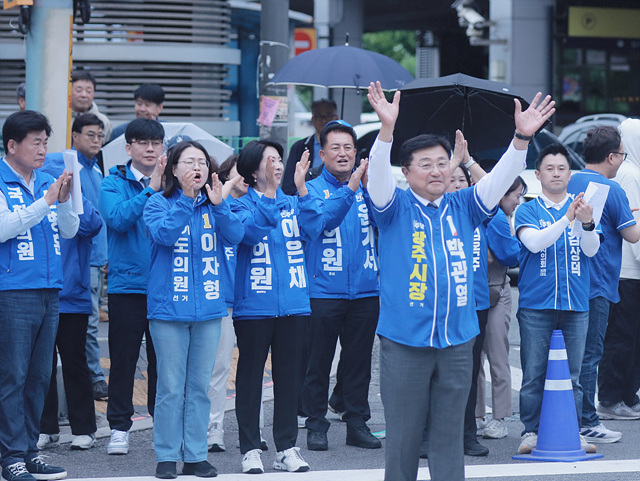 광주 민주당 후보 제2호 공동공약 발표