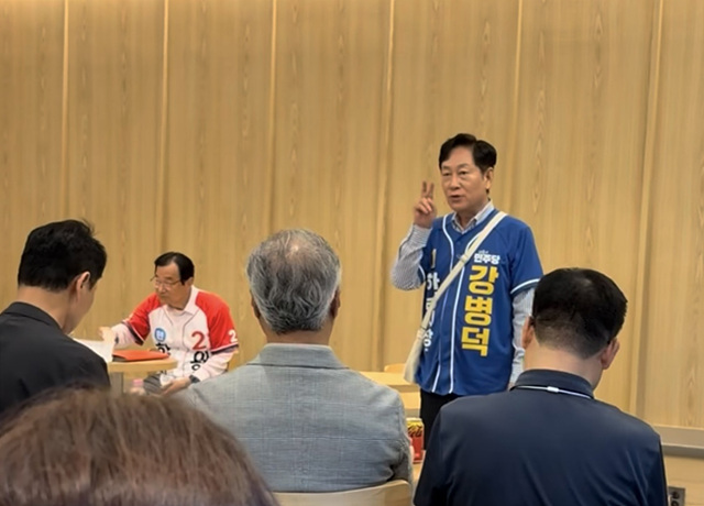 이현재 하남시장 후보, 미사강변총연합회와 단지별 현안 논의… 간담회 파행으로 이 후보 혼자 1시간 30분 참여