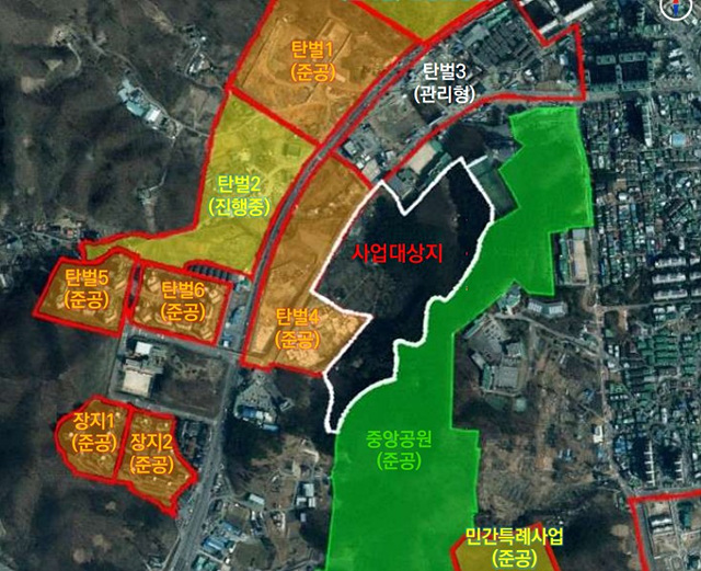광주시 탄벌지구, 경기도 도시개발사업 조건부 의결…1천100세대 친환경 주거단지 조성 추진