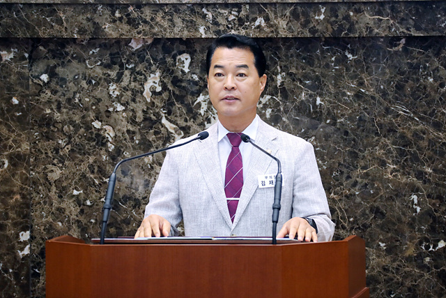 이천시의회 부의장 김재국 자유발언