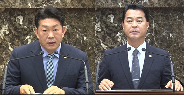 제9대 이천시의회 전반기 의장단 선출 완료… 의장에 조주환, 부의장에 김재국 의원 당선