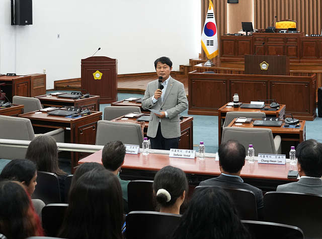하남시의회, ‘하남시-리틀락시’ 청소년 교류단 공식 접견