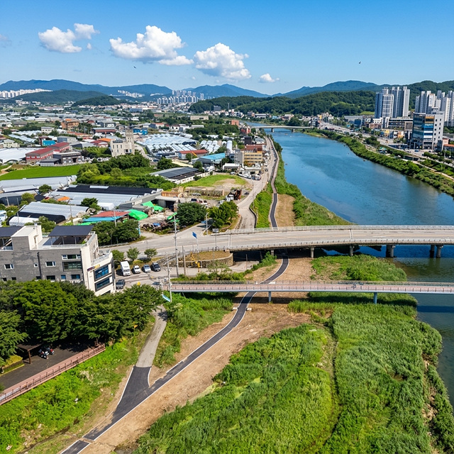 용인특례시, 주민 의견 반영 모현읍 경안천 산책로 조성