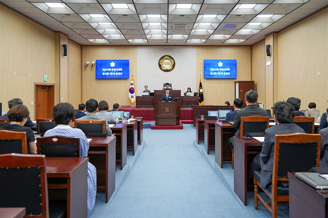 안성시의회, 제242회 임시회 폐회