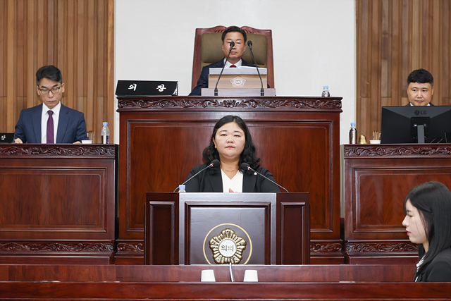 여주시의회 진선화 부의장 당선인사