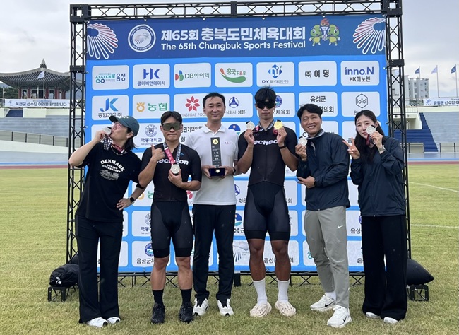 제천시 자전거선수단, 9년 만에 메달 쾌거!!