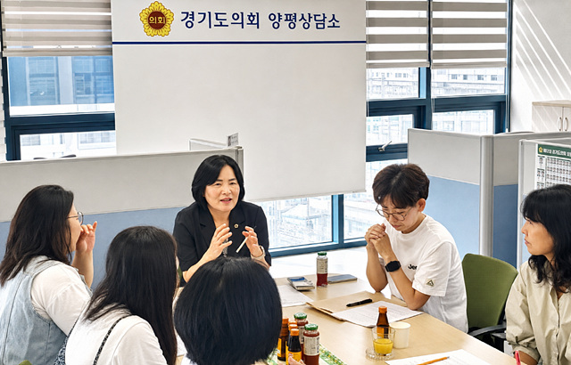 윤순옥 경기도의원, 양평군 학부모회장들과 학교별 교육 현안 청취