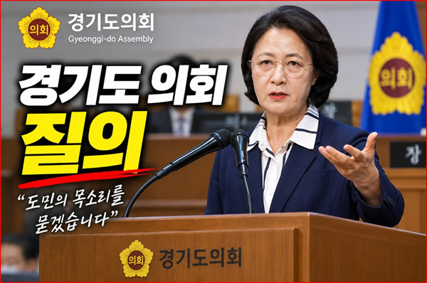 경기도도의회에 김태희의원과 추미애지사  일문일답