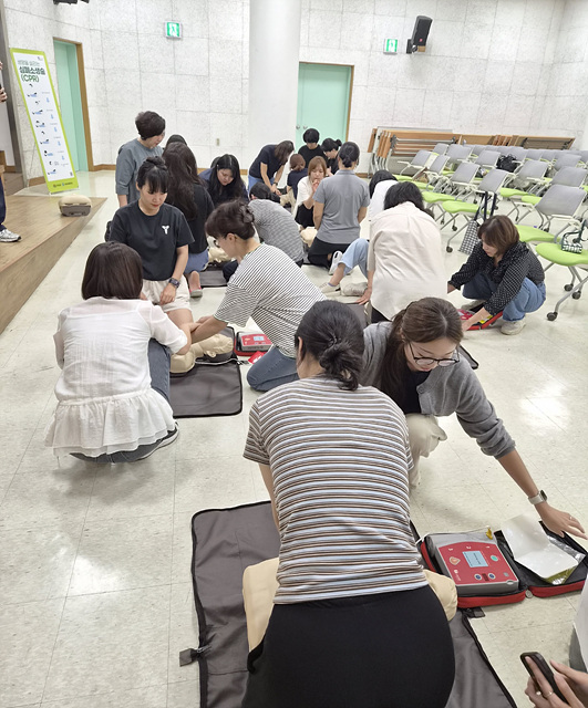 구리시, 관내 소재 교직원 대상‘응급처치 교육’실시