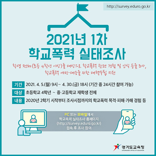 0404 경기도교육청, 5일부터 학교폭력 실태조사 실시(참고).jpg