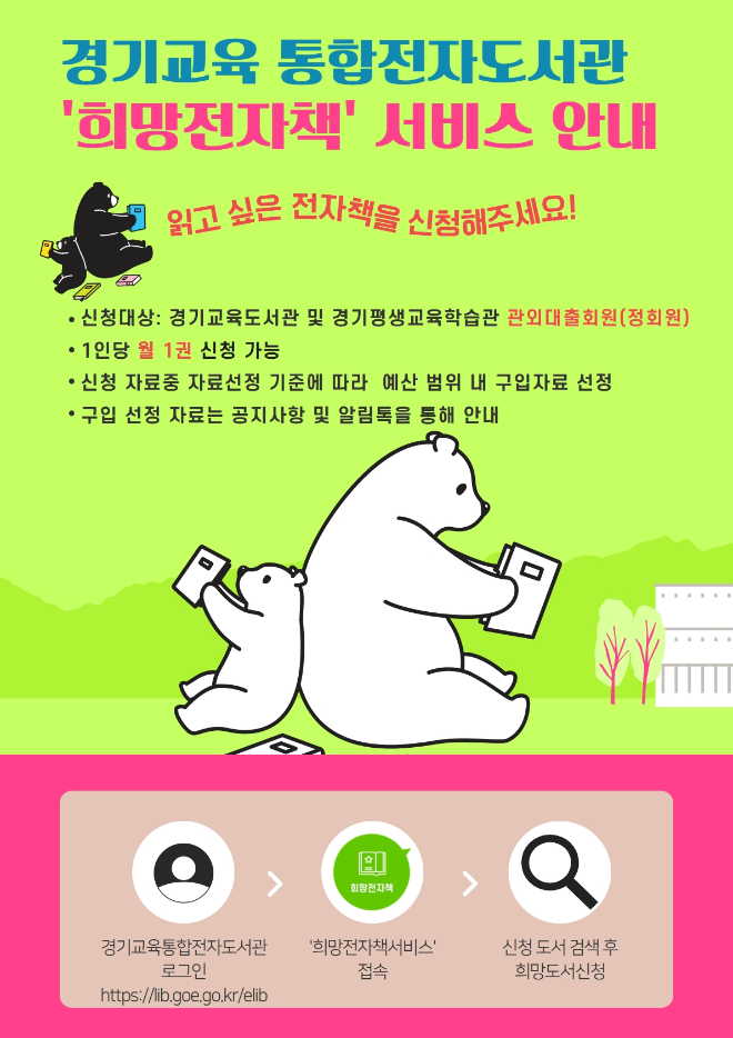 0328 경기중앙교육도서관, 희망전자책 서비스 운영 안내(사진).png