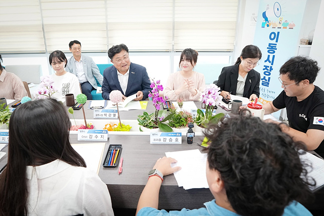 박관열 광주시장, 청년창업공간 ‘창업누림’ 찾아 청년 창업가들과 소통 (4).jpg